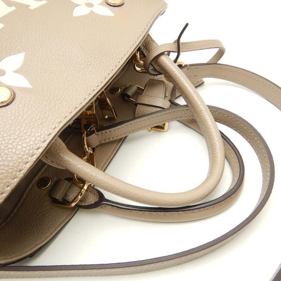 Louis Vuitton Montaigne BB Handbag Tourtrell Creme - Picture 6 of 8